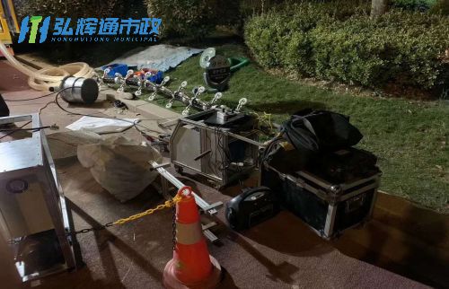 太仓沙溪镇管道修复现场